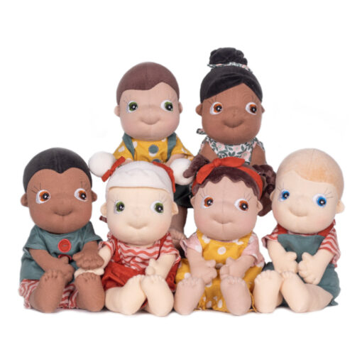 Alle Rubens Barn Tummies Puppen: Diversity Puppen (je eine männliche und weibliche Puppe: Schwarze Puppen, PoC Puppen, weiße Puppen)